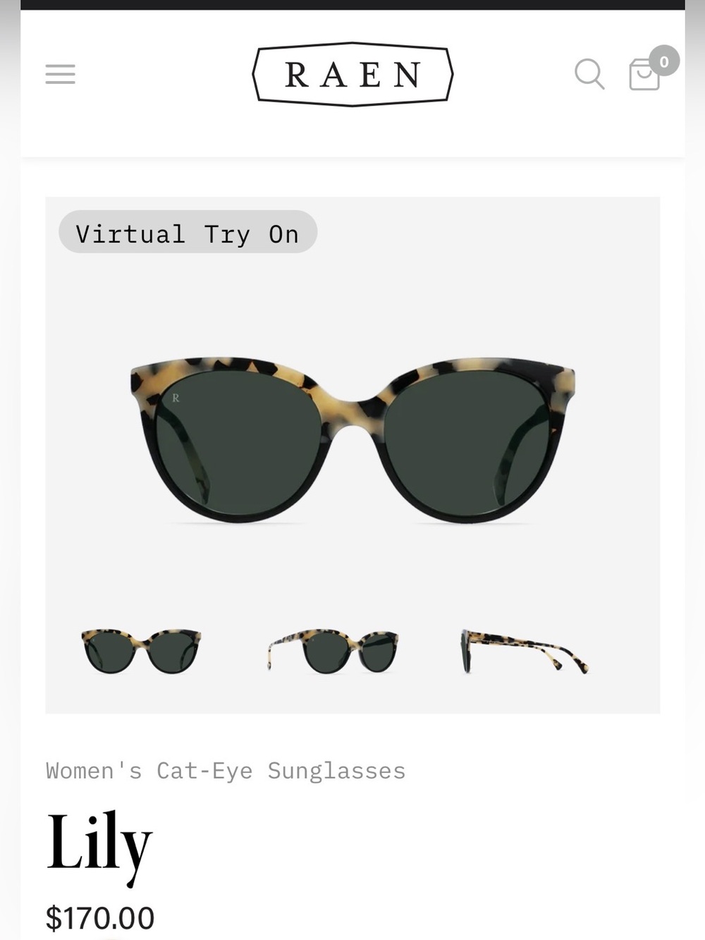 Raen Lily Cat-Eye Sunglasses